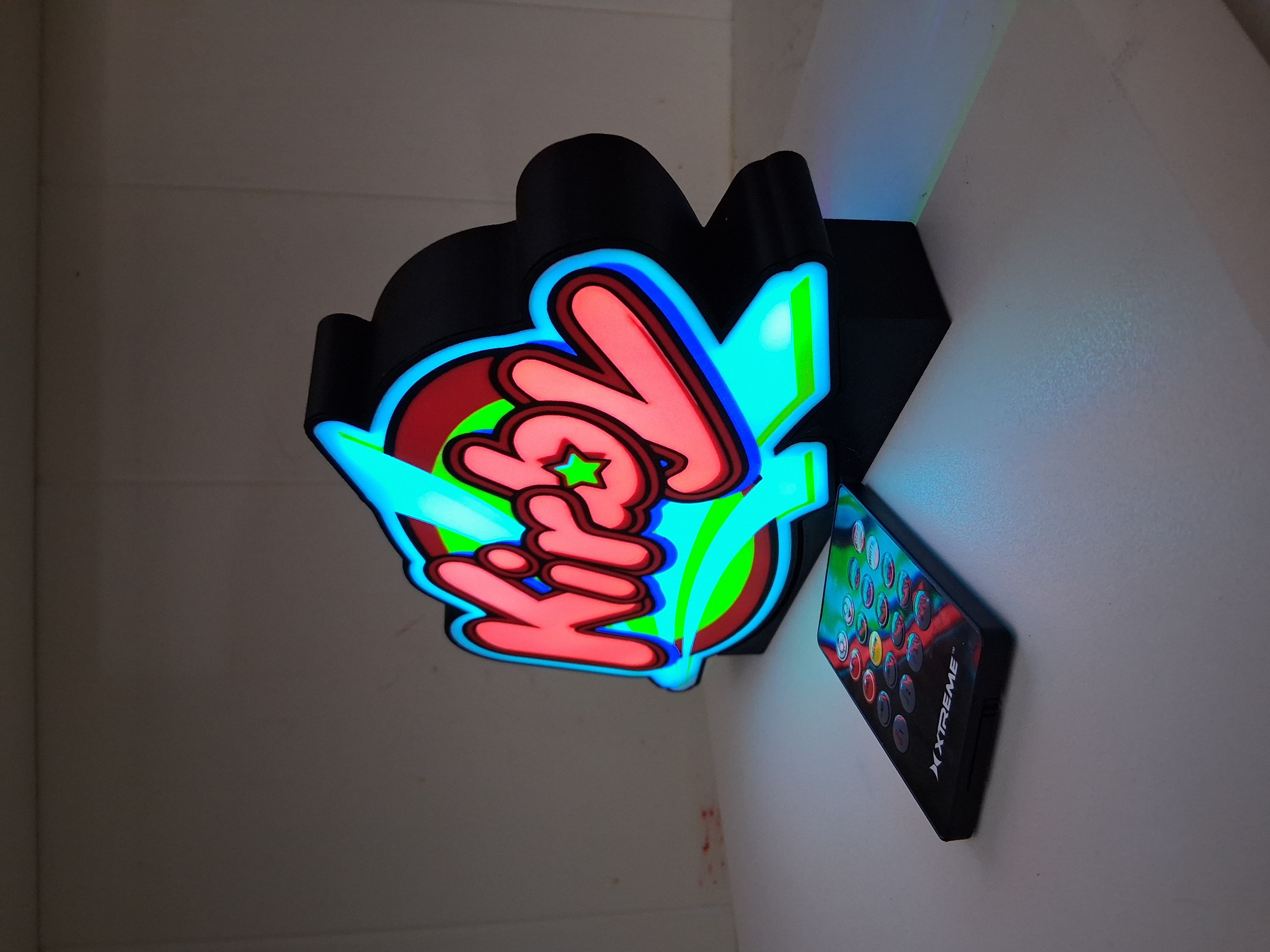 Kerby LED light box – custom 3D printed – Lit Layer Creations